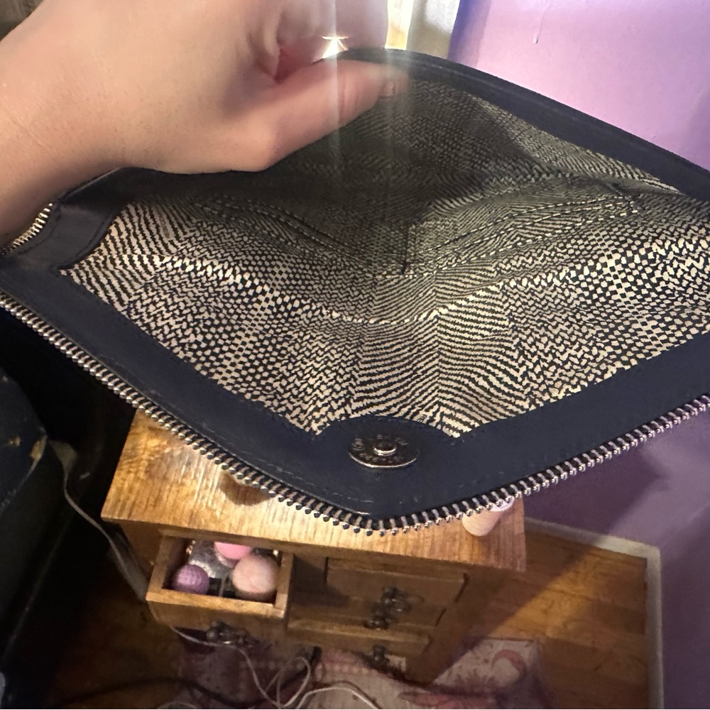 Rebecca Minkoff Midnight Blue Envelope Clutch - Picture 12 of 16